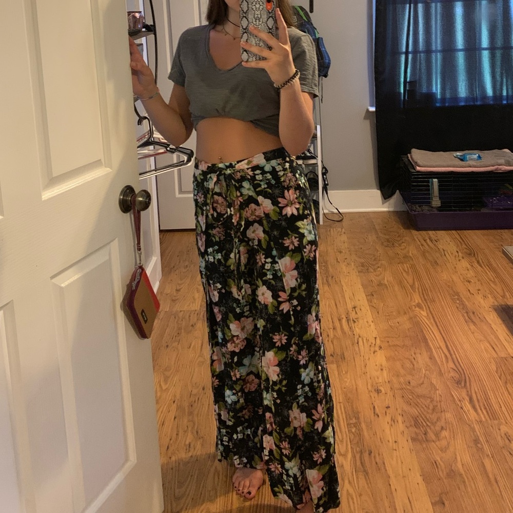 Flowery Pants